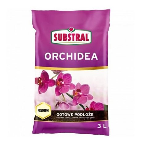 Ziemia podłoże do orchidei 3l SUBSTRAL Premium